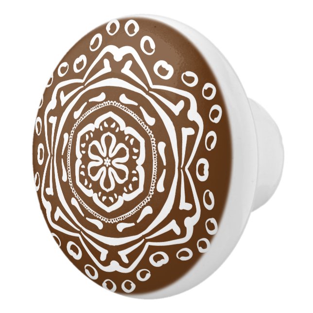 Acorn Mandala Keramikknauf (Rechts)