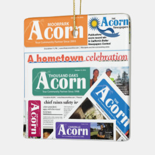 Acorn-Ornament nehmen Keramikornament