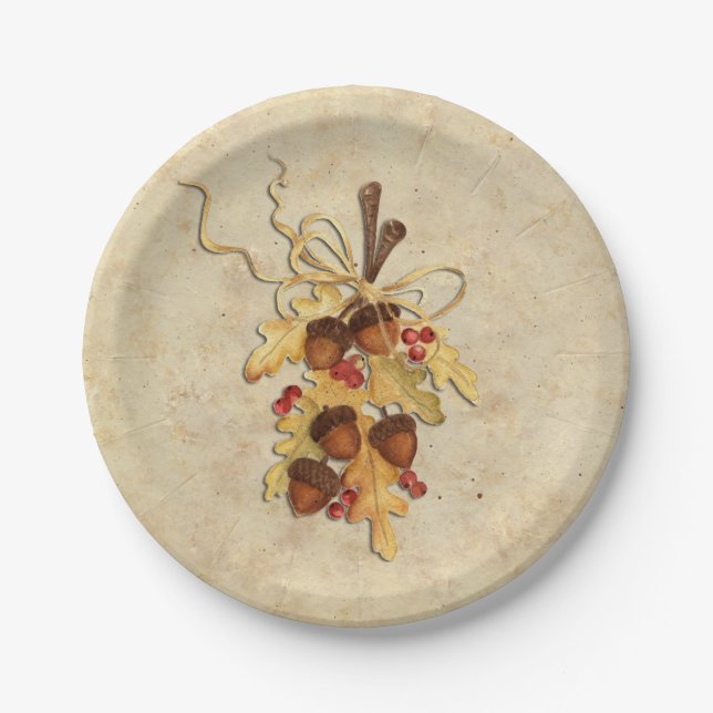 Acorn Pappteller (Vorderseite)