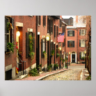 Acorn Street Foto Poster