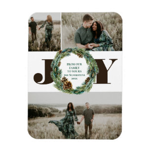 Acorn Wreath Weihnachtsfeiertag Magnet