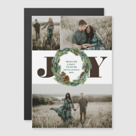 Acorn Wreath Weihnachtsfeiertag Magneteinladung