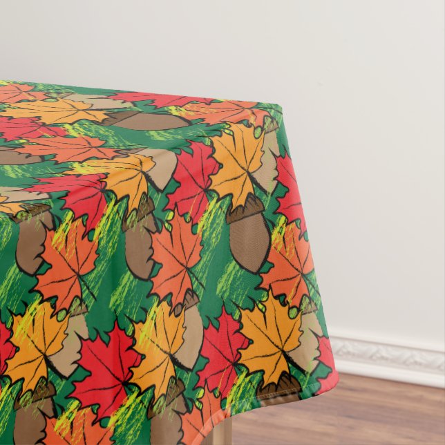 Acorne und Blätter III Tischdecke (Beispiel)