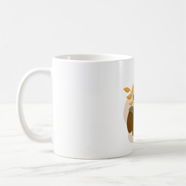 Acorns Herbstfall Kaffeetasse (Links)