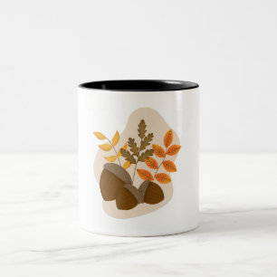 Acorns Herbstfall Zweifarbige Tasse