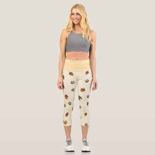 Acorns & Pinecones Capri Leggings