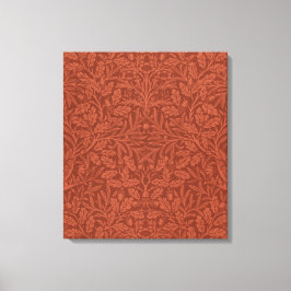 Acorns und Oak-Blätter (von William Morris) Leinwanddruck