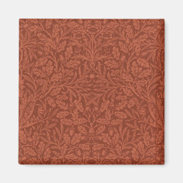 Acorns und Oak-Blätter (von William Morris) Magnet
