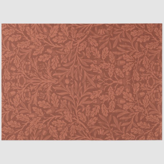 Acorns und Oak-Blätter (von William Morris) Seidenpapier (Vorderseite)