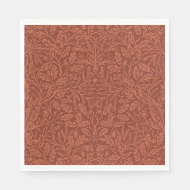 Acorns und Oak-Blätter (von William Morris) Serviette (Vorderseite)