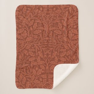 Acorns und Oak-Blätter (von William Morris) Sherpadecke