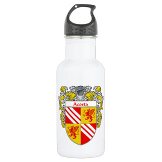 Acosta Wappen/Familienwappen: Edelstahlflasche