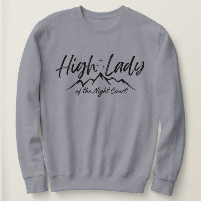 ACOTAR Feyre High Lady of the Night Court Velaris Sweatshirt (Design vorne)