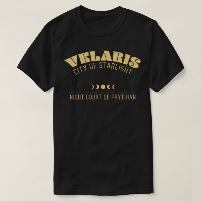 Acotar Velaris Night Court City Starlight 2 T-Shirt (Design vorne)