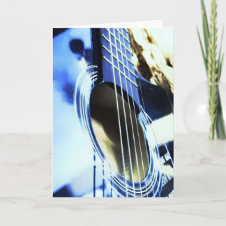 Acoustic Blues Guitar Strings Karte