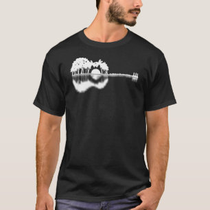 Acoustic Electric Bass Guitar Nature for Musician T-Shirt
