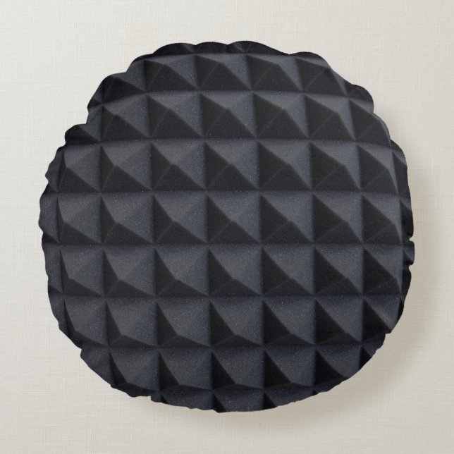Acoustic Foam: Studio Sound Dampening Rundes Kissen (Vorderseite)