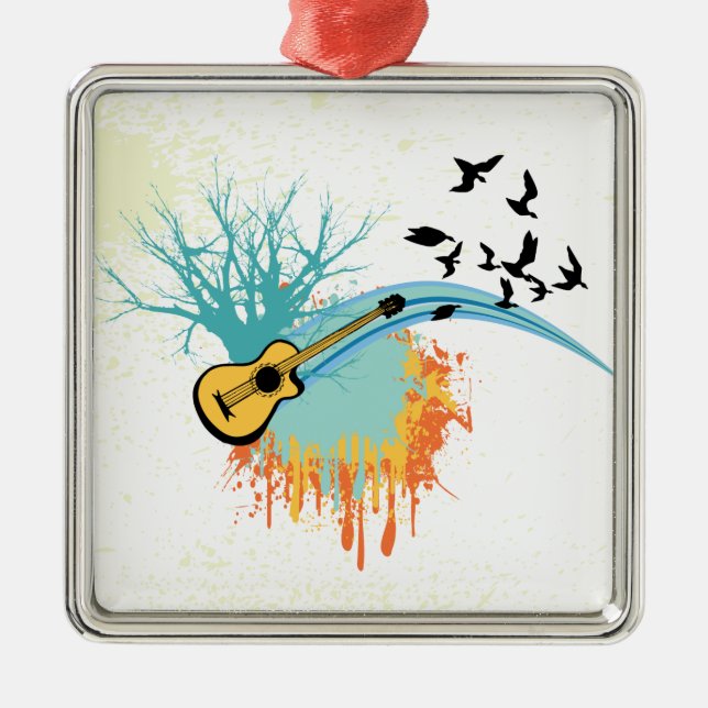 Acoustic Gitarre Custom Ornament (Vorne)