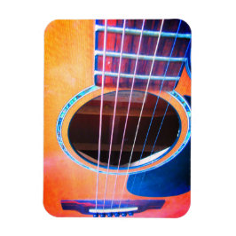 Acoustic Gitarre Perspective Colors of Music Magnet