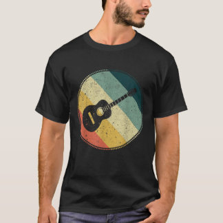 Acoustic Gitarre Retro Vintag Style Gitarrist Musi T-Shirt