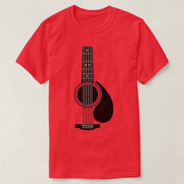 Acoustic Gitarre Tumbler Vektor Gitarre Tumbler Gu T-Shirt (Design vorne)
