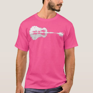 Acoustic Gitarrenwald Natur Spiegelbild Ga T-Shirt