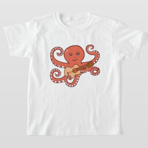 Acoustic Guitar Cartoon T-Shirt