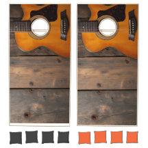 Acoustic Guitar Cornhole Set