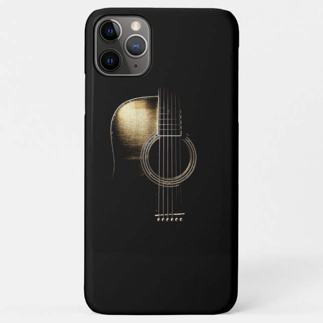 Acoustic Guitar Lite Case-Mate iPhone Hülle (Rückseite)