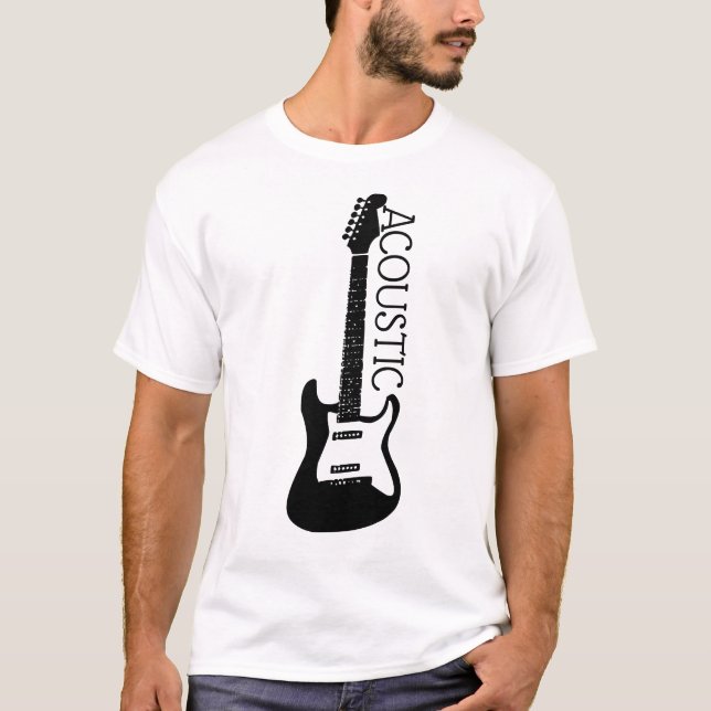 Acoustic Guitar Logo T - Shirt (Vorderseite)