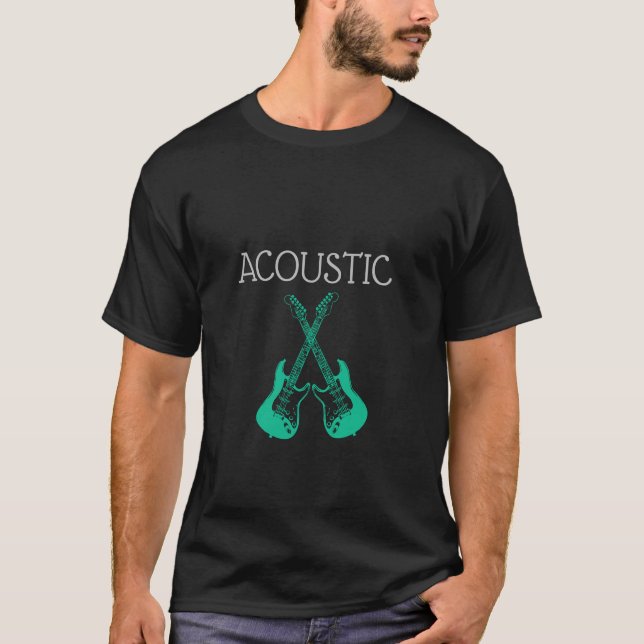 Acoustic Guitar Logo T - Shirt (Vorderseite)