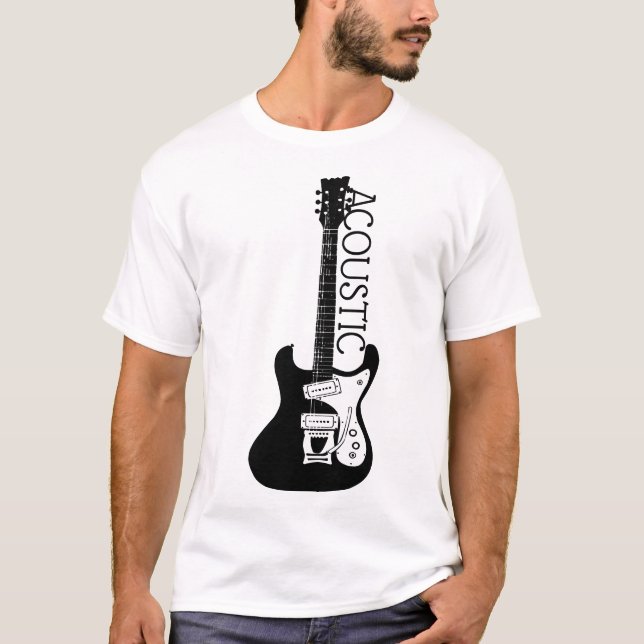 Acoustic Guitar Logo T - Shirt (Vorderseite)