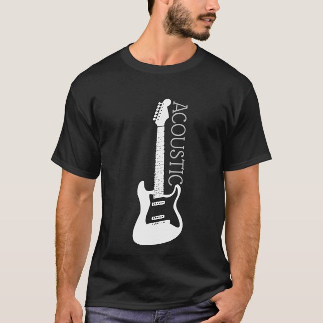 Acoustic Guitar Logo T - Shirt (Vorderseite)