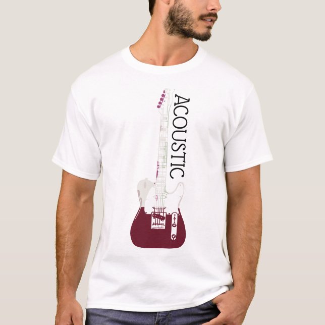 Acoustic Guitar Logo T - Shirt (Vorderseite)