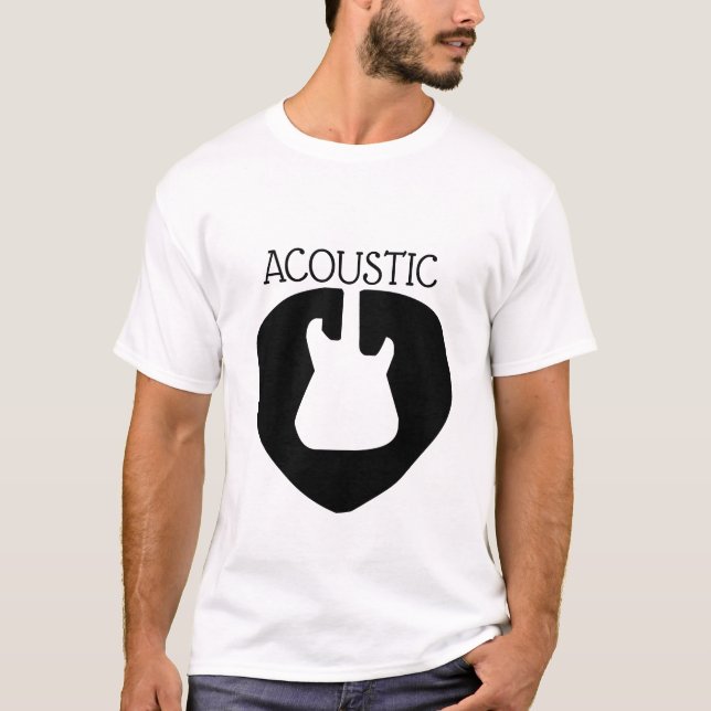 Acoustic Guitar Logo T - Shirt (Vorderseite)