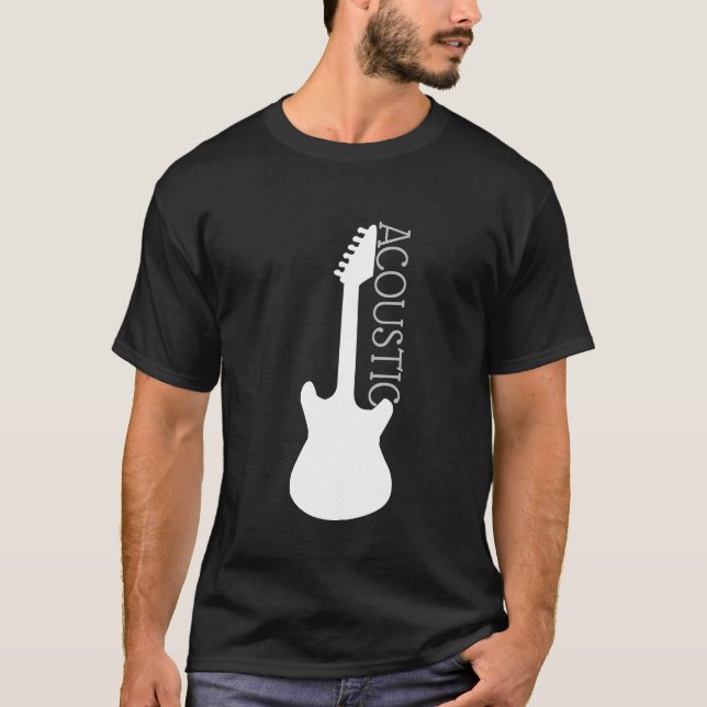Acoustic Guitar Logo T - Shirt (Vorderseite)