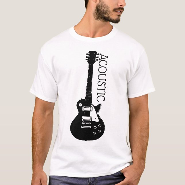 Acoustic Guitar Logo T - Shirt (Vorderseite)