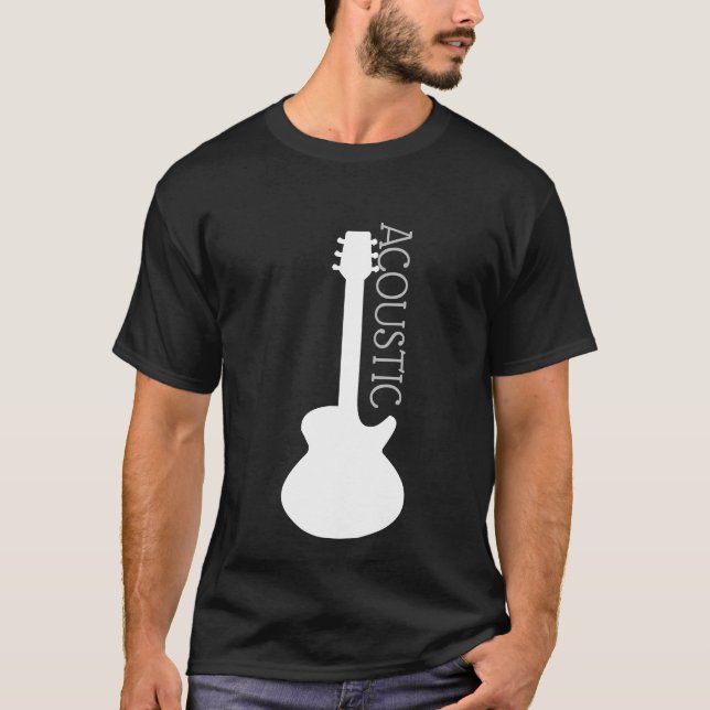 Acoustic Guitar Logo T - Shirt (Vorderseite)