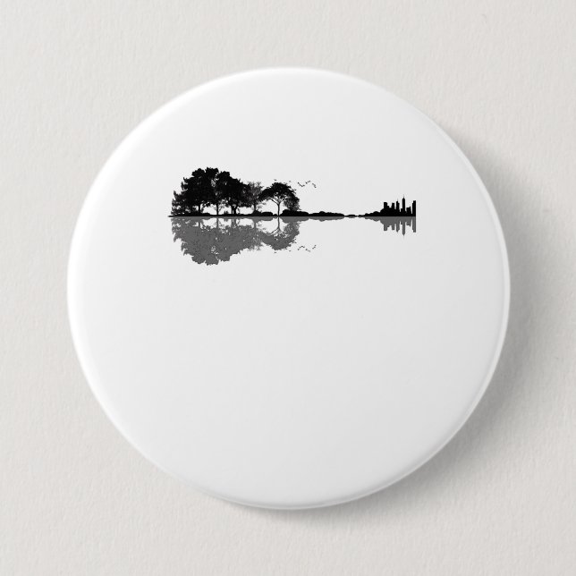 Acoustic Guitar Nature Est Music Bass Gitarrist Button (Vorderseite)