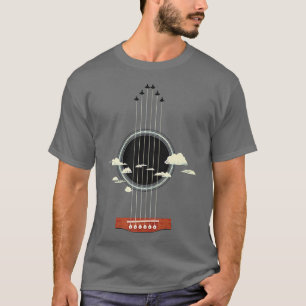 Acoustic Guitar Player Cool Musician Tee Music Art