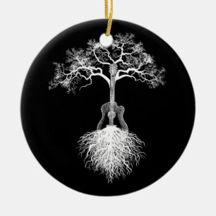 Acoustic Guitar Player Naturschaum Musik Keramik Ornament