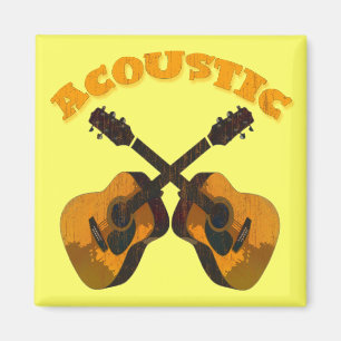 ACOUSTIC GUITARS MAGNET