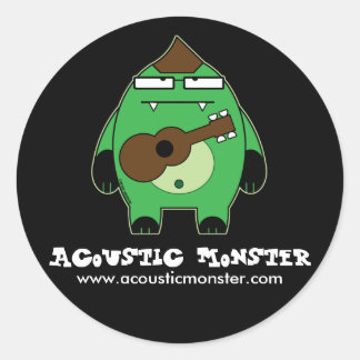 Acoustic Monster Stickers - Große Größe