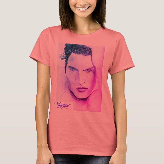 Acqua di Gio 90er Jahre Zeichnend von Venus Leone  T-Shirt (Vorderseite)