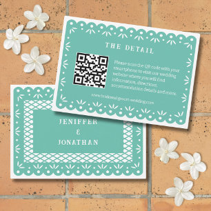 ACQUA MEXICAN PAPEL PICADO ENCLOUSURE CARD