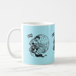 Acquarius zodiac kaffeetasse