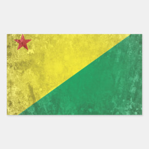 Acre Rechteckiger Aufkleber