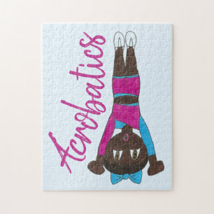 Acro Acrobatics Dance Erwägung Acrobat Tumbling Puzzle