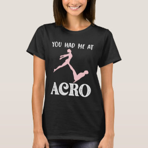 Acro Yoga Lovers Geschenk für Paare, Acrobatic Gy T-Shirt