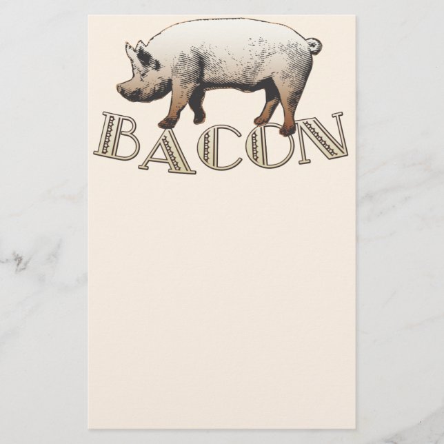 Acrobat BACON Pig Briefpapier (Vorderseite)